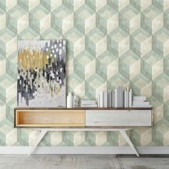 New 😍 A - Street Prints A-Street Prints Rustic Wood Tile Geometric Wallpaper 🥰 -Wallpaper Sales Store detail2BREW1728
