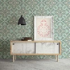 Brand new 😉 A-Street Prints Florentine Tile Wallpaper 🌟 -Wallpaper Sales Store detail2BREW2092