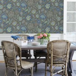 Promo 🎉 A-Street Prints Tropez Jacobean Wallpaper 🧨 -Wallpaper Sales Store detail2BREW3800