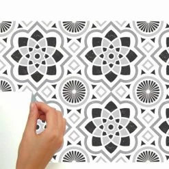 Coupon ❤️ Self-Adhesive Wallpaper RoomMates Spanish Tiles Peel And Stick Giant Wall Decals ✔️ -Wallpaper Sales Store detail2YWI1871