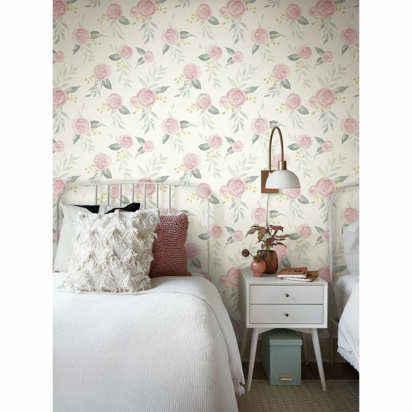 Flash Sale ๐ Self-Adhesive Wallpaper Magnolia Home By Joanna Gaines Watercolor Roses Peel And Stick Wallpaper ๐ 6 Flash Sale ๐ Self-Adhesive Wallpaper Magnolia Home By Joanna Gaines Watercolor Roses Peel And Stick Wallpaper ๐ - Image 4
