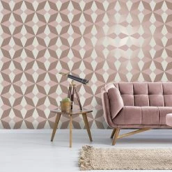 Budget 🔥 Fine Decor Medley Newby Geometric Wallpaper 🥰 -Wallpaper Sales Store detail3BREW4989