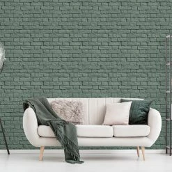 Wholesale 💯 Brewster Essentials Cologne Painted Brick Wallpaper 🌟 -Wallpaper Sales Store detail4BREW4864