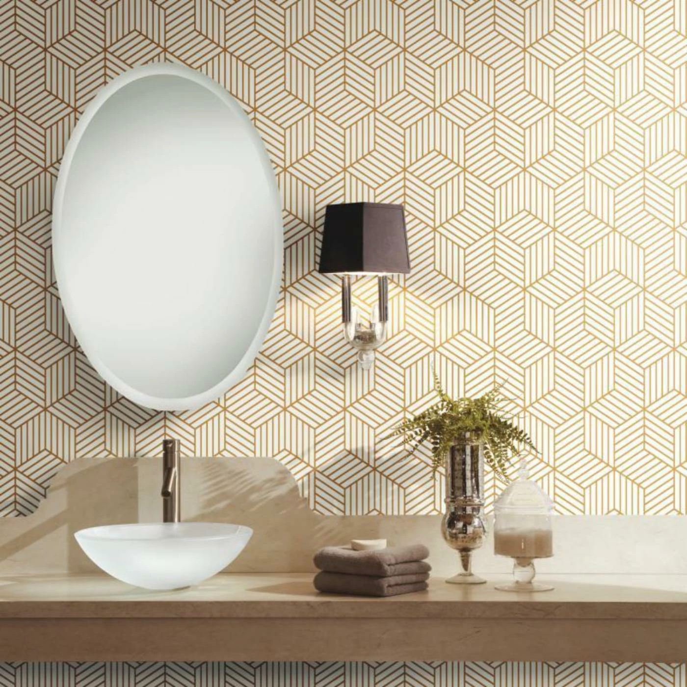 Best Sale โค๏ธ Self-Adhesive Wallpaper RoomMates Striped Hexagon Peel And Stick Wallpaper ๐ฅฐ 9 Best Sale โค๏ธ Self-Adhesive Wallpaper RoomMates Striped Hexagon Peel And Stick Wallpaper ๐ฅฐ - Image 7