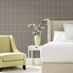 Discount ❤️ Self-Adhesive Wallpaper RoomMates Off The Grid Peel And Stick Wallpaper 🎉 -Wallpaper Sales Store detail4YWI1949