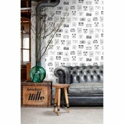 Best deal 🥰 ESTA Home Design Department Pinkins Retro Camera Wallpaper ✔️ -Wallpaper Sales Store detail5BREW4898