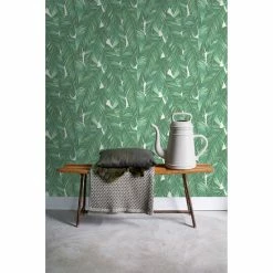 Coupon 🎉 ESTA Home Design Department Dumott Tropical Leaves Wallpaper ⌛ -Wallpaper Sales Store detail5BREW4922