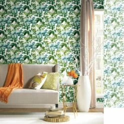 Budget ❤️ Self-Adhesive Wallpaper RoomMates Rainforest Leaves Peel And Stick Wallpaper 🔔 -Wallpaper Sales Store detail5YWI1840
