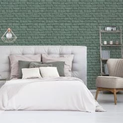 Wholesale 💯 Brewster Essentials Cologne Painted Brick Wallpaper 🌟 -Wallpaper Sales Store detail6BREW4864