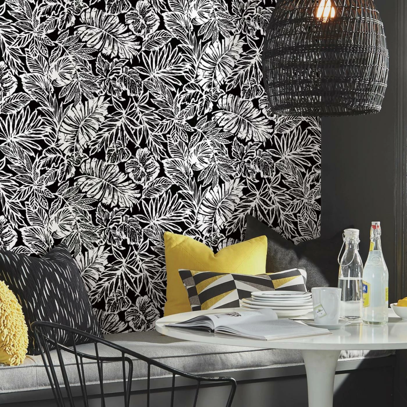 Hot Sale 👏 RoomMates Batik Tropical Leaf Self-Adhesive Wallpaper 👍 11 Hot Sale 👏 RoomMates Batik Tropical Leaf Self-Adhesive Wallpaper 👍 - Image 9