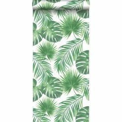 Deals 🎁 ESTA Home Design Department Patti Light Green Leaves Wallpaper 🥰 -Wallpaper Sales Store detail7BREW4911