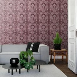 New 🔥 ESTA Home Design Department Desmond Distressed Medallion Wallpaper 🔥 -Wallpaper Sales Store detail7BREW4929