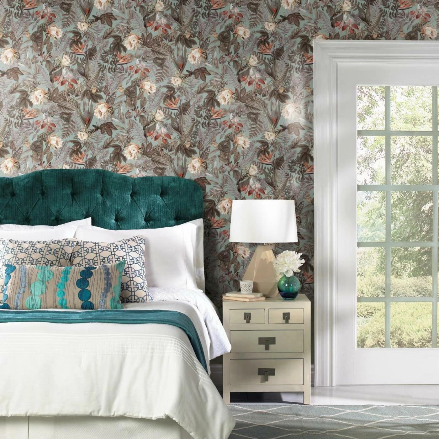 Cheapest βοΈ Self-Adhesive Wallpaper RoomMates Tropical Flowers And Insects Peel And Stick Wallpaper π 12 Cheapest βοΈ Self-Adhesive Wallpaper RoomMates Tropical Flowers And Insects Peel And Stick Wallpaper π - Image 10