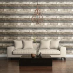 Promo 😉 A - Street Prints A-Street Prints Weathered Plank Wood Texture Wallpaper 🧨 -Wallpaper Sales Store detailBREW1735