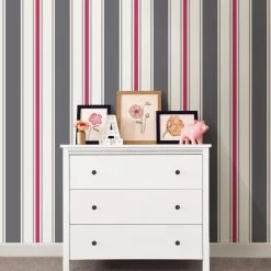 Budget 😍 Brewster Sunshine Stripes Wallpaper 🔥 -Wallpaper Sales Store detailBREW1802