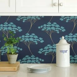 Best reviews of ⭐ Self-Adhesive Wallpaper NuWallpaper Blue Ficus Peel And Stick Wallpaper 🌟 -Wallpaper Sales Store detailBREW5037