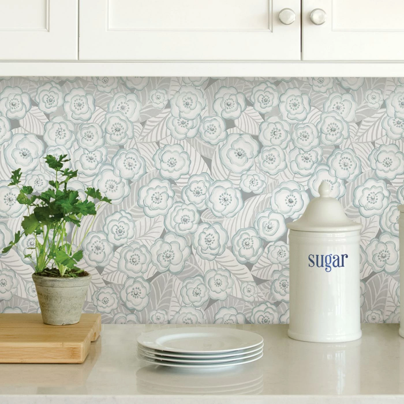 Deals ✨ Self-Adhesive Wallpaper NuWallpaper Oopsie Daisy Gray Peel And Stick Wallpaper ✨ 5 Deals ✨ Self-Adhesive Wallpaper NuWallpaper Oopsie Daisy Gray Peel And Stick Wallpaper ✨ - Image 3