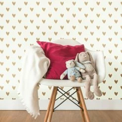 Best Sale ✨ Self-Adhesive Wallpaper RoomMates Heart Spot Peel And Stick Wallpaper 🎁 -Wallpaper Sales Store detailYWI1747