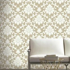 Outlet ⭐ Self-Adhesive Wallpaper RoomMates Damask Peel And Stick Wallpaper 😍 9 Outlet ⭐ Self-Adhesive Wallpaper RoomMates Damask Peel And Stick Wallpaper 😍 -Wallpaper Sales Store detailYWI1767