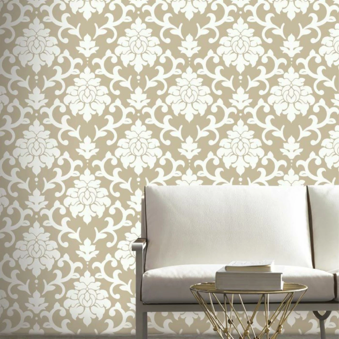 Outlet ⭐ Self-Adhesive Wallpaper RoomMates Damask Peel And Stick Wallpaper 😍 5 Outlet ⭐ Self-Adhesive Wallpaper RoomMates Damask Peel And Stick Wallpaper 😍 - Image 3