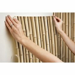 Cheap ⭐ RoomMates Bamboo Self-Adhesive Wallpaper 🎉 -Wallpaper Sales Store detailYWI2030