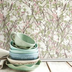 Deals 🎉 RoomMates Willow Branch Self-Adhesive Wallpaper ⭐ -Wallpaper Sales Store detailYWI2032
