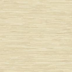 Promo 🤩 Brewster Natalie Taupe Faux Grasscloth Wallpaper 💯 -Wallpaper Sales Store inuseBREW1962