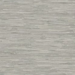 New 🔥 Brewster Natalie Gray Faux Grasscloth Wallpaper 💯 -Wallpaper Sales Store inuseBREW2021