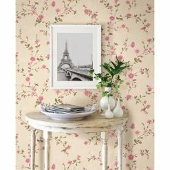 Budget 🎉 Brewster Delphine Pink Floral Trail Wallpaper 🛒 5 Budget 🎉 Brewster Delphine Pink Floral Trail Wallpaper 🛒 -Wallpaper Sales Store inuseBREW2065