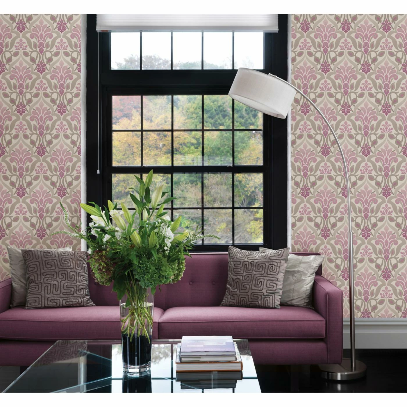 Best Sale π Beacon House Fusion Ombre Damask Wallpaper π 4 Best Sale π Beacon House Fusion Ombre Damask Wallpaper π - Image 2