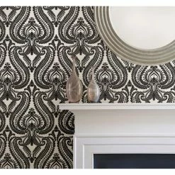 Buy 💯 Beacon House Imperial Modern Damask Wallpaper ❤️ -Wallpaper Sales Store inuseBREW3478