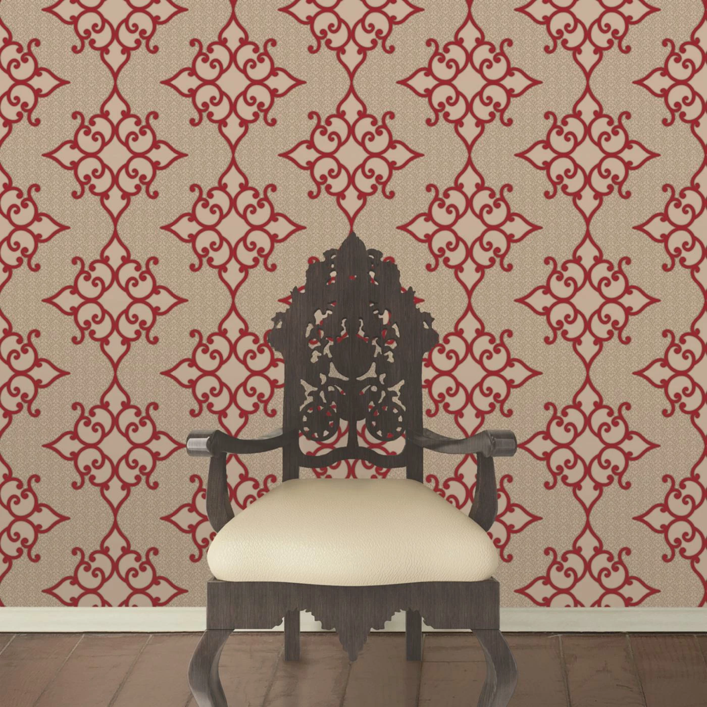 Deals ❤️ Decorline Sebastian Crepe Moroccan Medallion Wallpaper 🎁 4 Deals ❤️ Decorline Sebastian Crepe Moroccan Medallion Wallpaper 🎁 - Image 2