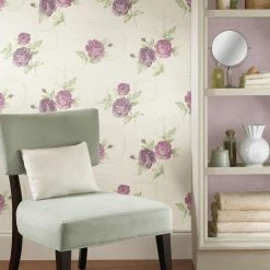 Coupon 👏 Brewster Venetia Vintage Rose Toss Wallpaper 😉 -Wallpaper Sales Store inuseBREW3824