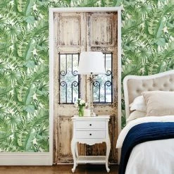 Cheapest 🛒 A-Street Prints Alfresco Palm Leaf Wallpaper 🛒 -Wallpaper Sales Store inuseBREW4103