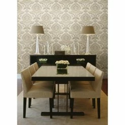 Promo 🔔 Beacon House Ashbury Paisley Damask Wallpaper ✔️ -Wallpaper Sales Store inuseBREW4171