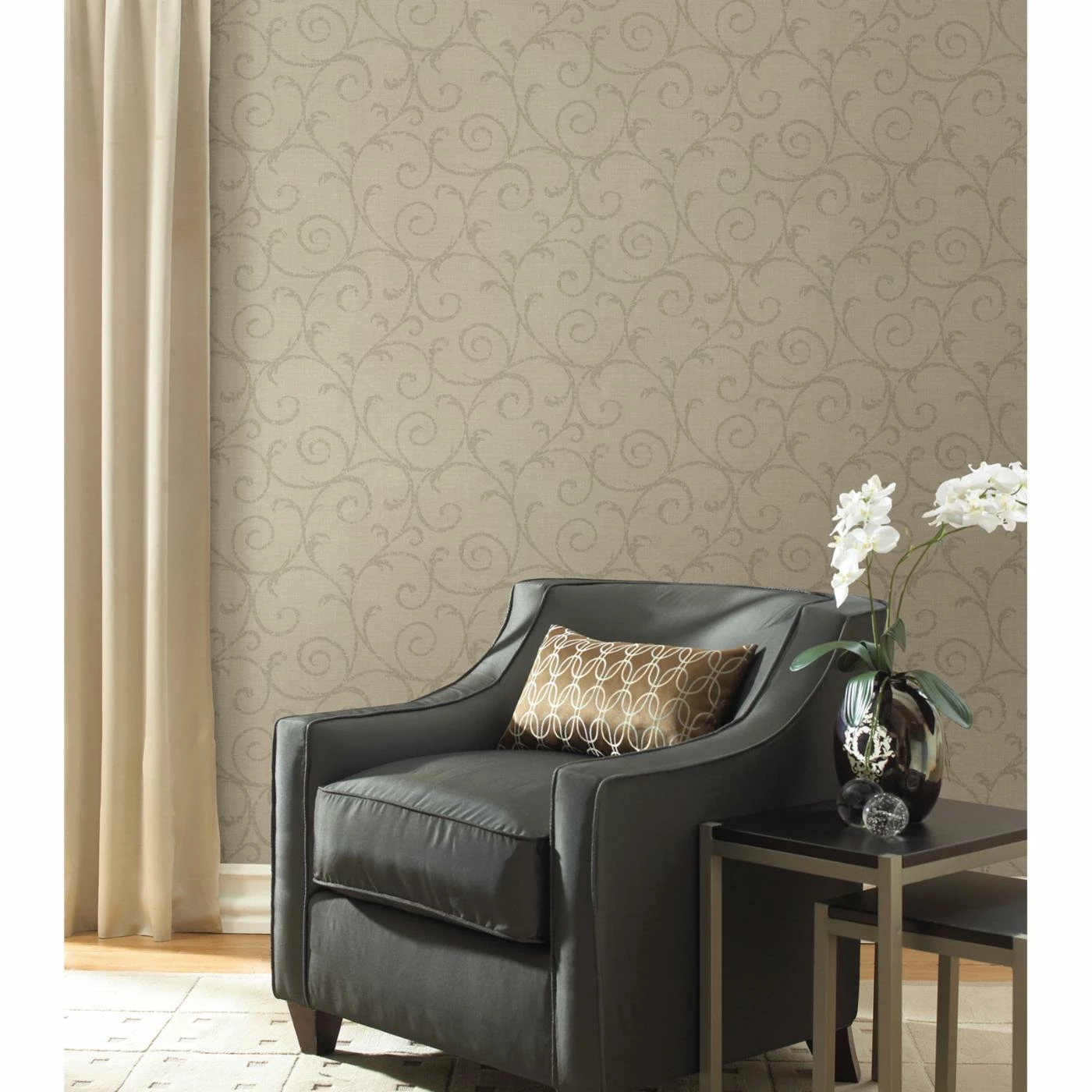 Coupon ๐ Brewster Bates Textured Scroll Wallpaper โค๏ธ 4 Coupon ๐ Brewster Bates Textured Scroll Wallpaper โค๏ธ - Image 2