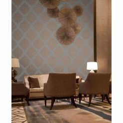 Cheapest 🌟 Decorline Capella Medallion Wallpaper 🤩 -Wallpaper Sales Store inuseBREW4311