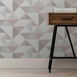 Best Sale ❤️ Brewster Essentials Exeter Geometric Wallpaper 😉 -Wallpaper Sales Store inuseBREW4858
