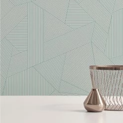 Best Pirce 🔥 Brewster Essentials Preston Geometric Wallpaper 😍 -Wallpaper Sales Store inuseBREW4861