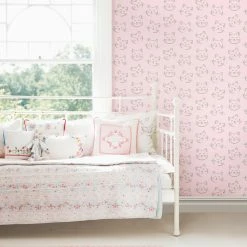 Discount 🥰 Brewster Kids Purr Cat Wallpaper 👍 -Wallpaper Sales Store inuseBREW4877