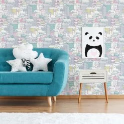 Budget ⌛ Brewster Kids West City Wallpaper ❤️ -Wallpaper Sales Store inuseBREW4880