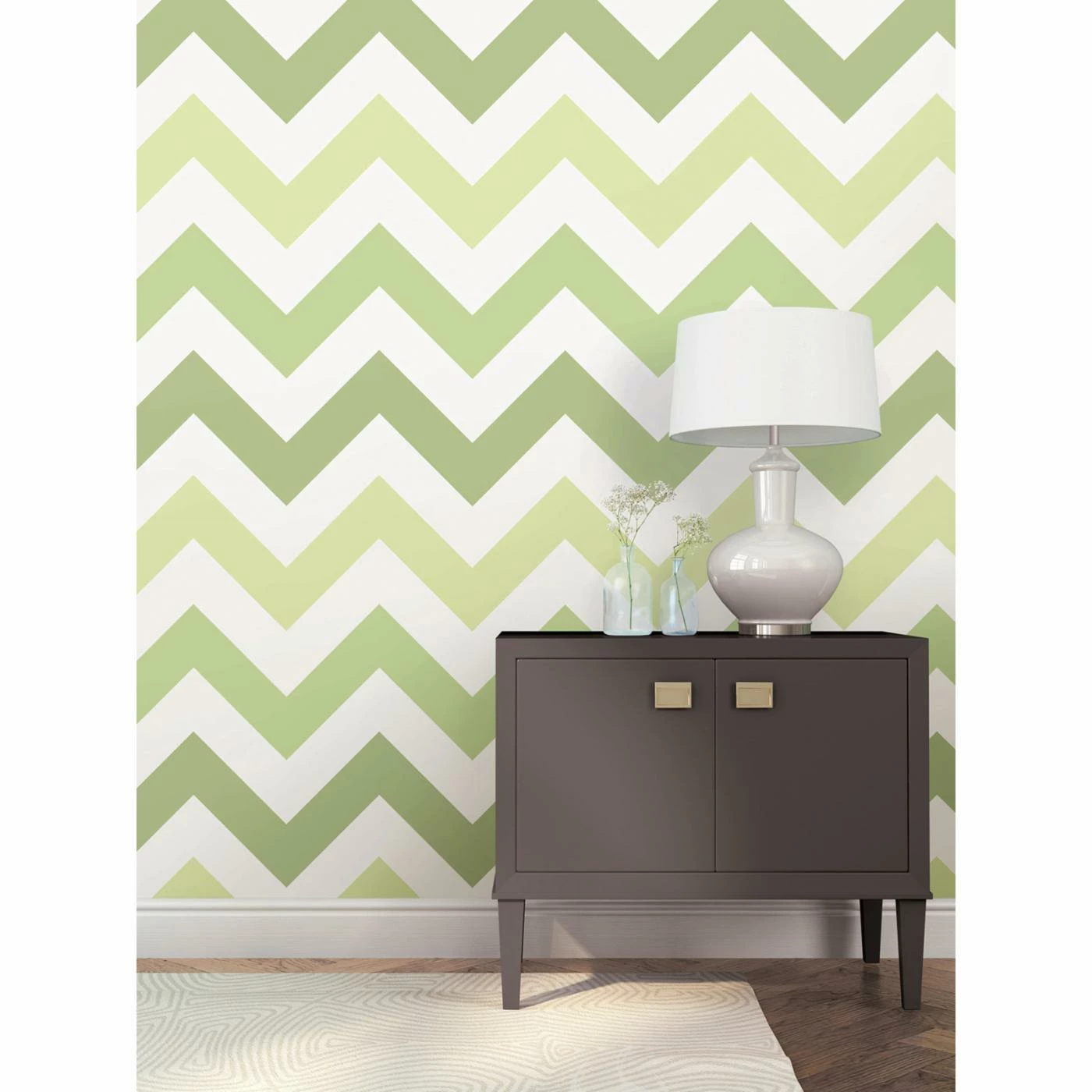 Deals 😀 Self-Adhesive Wallpaper Brewster Zig Zag Peel And Stick Wallpaper 🎁 4 Deals 😀 Self-Adhesive Wallpaper Brewster Zig Zag Peel And Stick Wallpaper 🎁 - Image 2