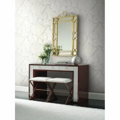 Cheapest ❤️ Manhattan Comfort Groveland Gilded Marble Wallpaper 🔥 -Wallpaper Sales Store inuseMANH1122