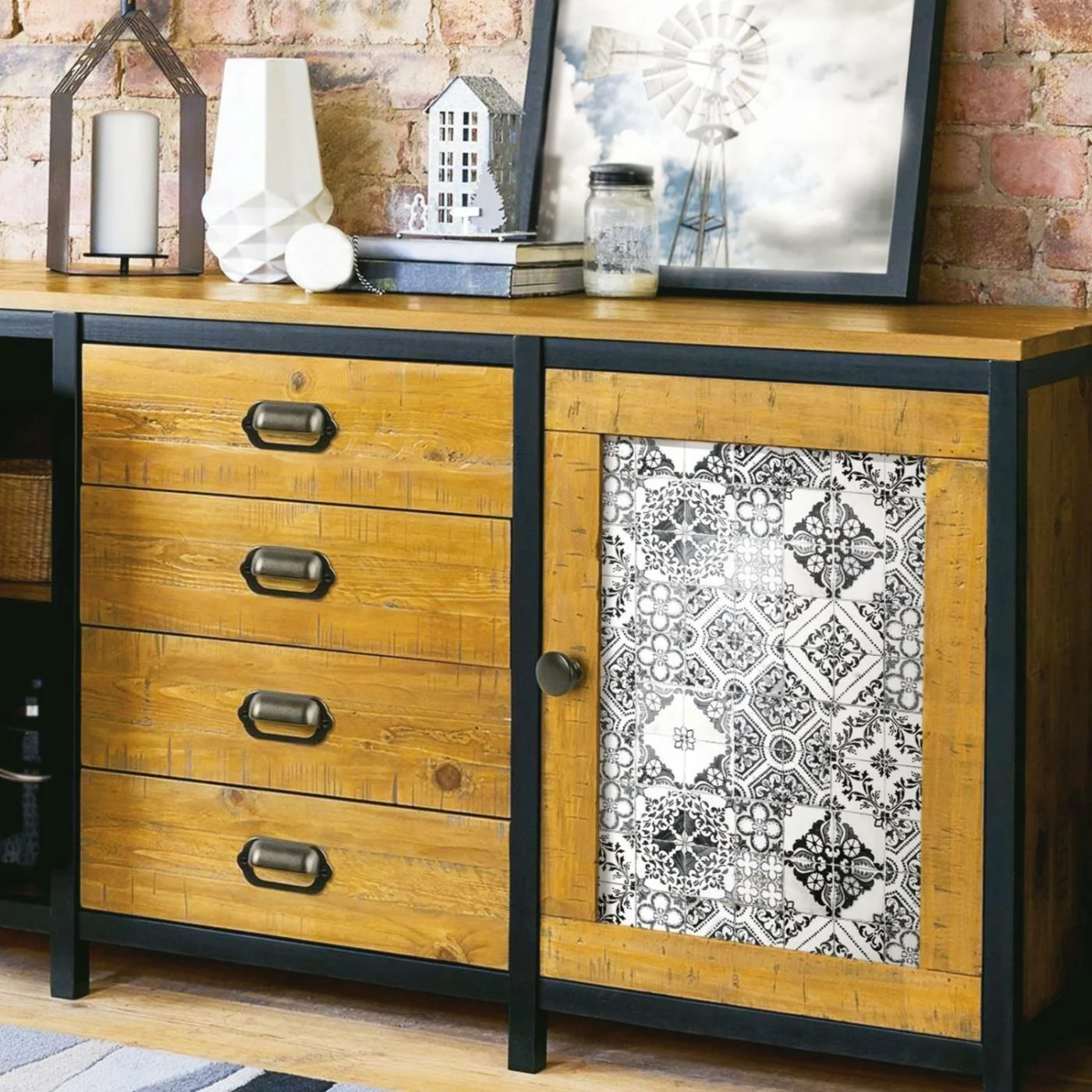 Outlet ๐งจ Self-Adhesive Wallpaper RoomMates Mediterranean Tile Peel And Stick Wallpaper ๐ฏ 4 Outlet ๐งจ Self-Adhesive Wallpaper RoomMates Mediterranean Tile Peel And Stick Wallpaper ๐ฏ - Image 2