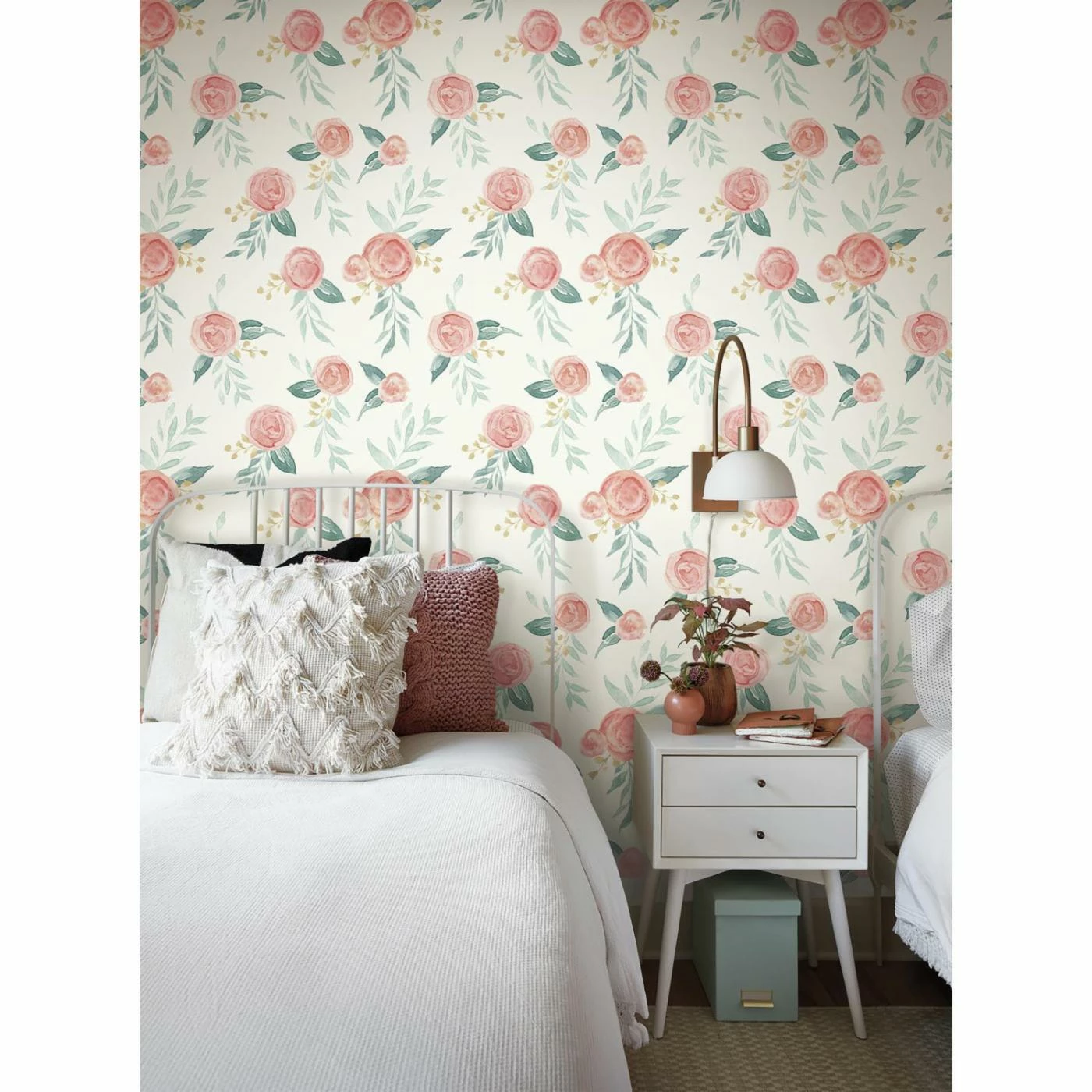 Flash Sale ๐ Self-Adhesive Wallpaper Magnolia Home By Joanna Gaines Watercolor Roses Peel And Stick Wallpaper ๐ 4 Flash Sale ๐ Self-Adhesive Wallpaper Magnolia Home By Joanna Gaines Watercolor Roses Peel And Stick Wallpaper ๐ - Image 2