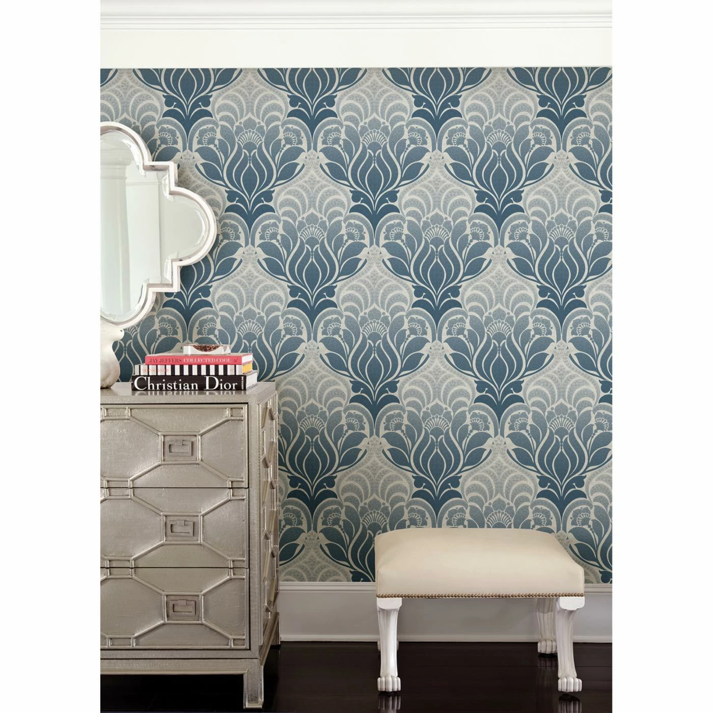 Budget 🌟 Kenneth James Azmaara Twill Damask Wallpaper 👍 3 Budget 🌟 Kenneth James Azmaara Twill Damask Wallpaper 👍