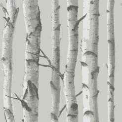 Brand new 🔔 Self-Adhesive Wallpaper NuWallpaper Mountain Birch Peel And Stick Wallpaper 🎁