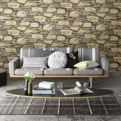 Buy 🛒 A - Street Prints A-Street Prints Stone Wall Historic Wallpaper ⭐