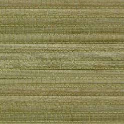 Hot Sale 😉 Kenneth James Gisei Green Grasscloth Wallpaper 🧨
