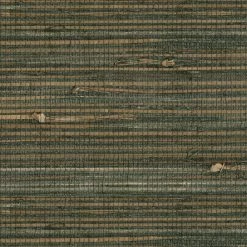 Coupon 😉 Kenneth James Reju Charcoal Grasscloth Wallpaper 🔔